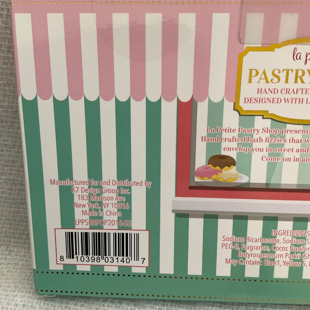 NEW La Petite Pastry Shop Ice Cream Trio Ice Pop Trio Bath Fizzies Two Boxes - Picture 10 of 12